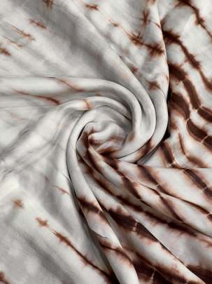 Masline tie dye fabric - Brown/ 