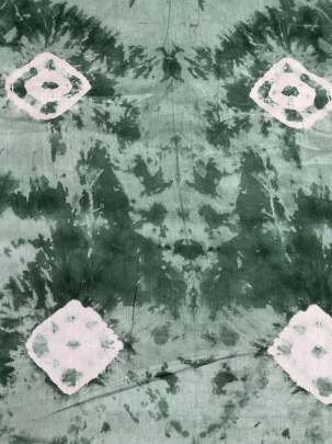 Masline tie dye fabric - Green/ 