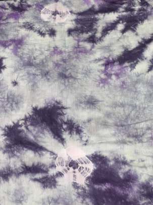 Masline tie dye fabric - Purple/ 