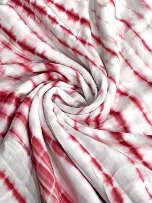 Masline tie dye fabric - Red/ 