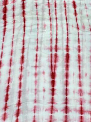 Masline tie dye fabric - Red/ 