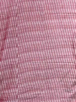 Mercerized Cotton Ikkat Light Reddish Pink/ Ikkat cotton 