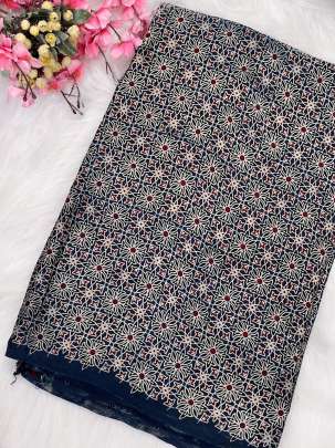 Modal ajrakh print/ Traditional silk prints 