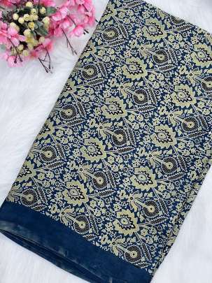 Modal ajrakh print/ Traditional silk prints 