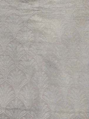 Munga silk with water gold zari work - Natural ( Dyeable ) Munga Silk Fabrics