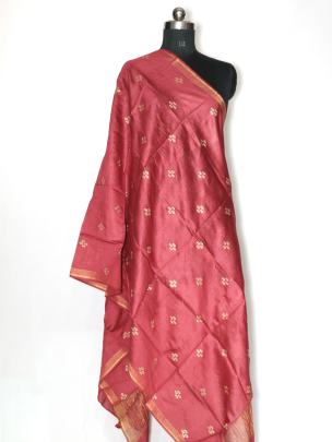 Munga silk work duppata/ Work Duppatas