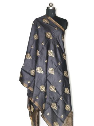 Munga silk work duppata/ 