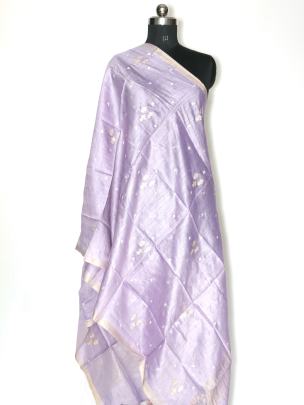 Munga silk work duppata/