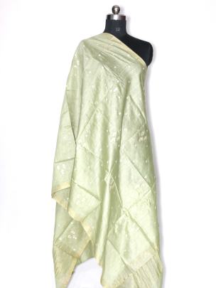 Munga silk work duppata/