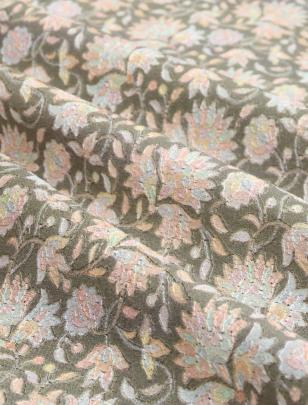 Printed Aari Work Fabrics/ 