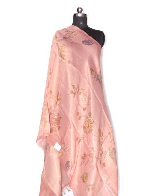 Printed organza tissue duppata/ Banarasi Duppatas 