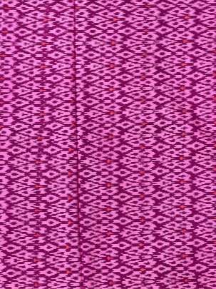 Pure Silk Ikkat Magenta/ Ikkat silk