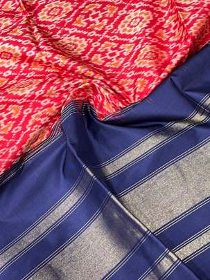 Pure Silk Patola Duppata Red/