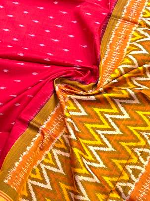 Pure Silk Patola Duppata Red/