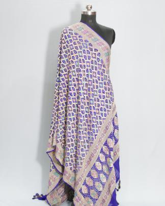 Pure banarasi bandhej duppata/ Bandhej duppatas & Stoles