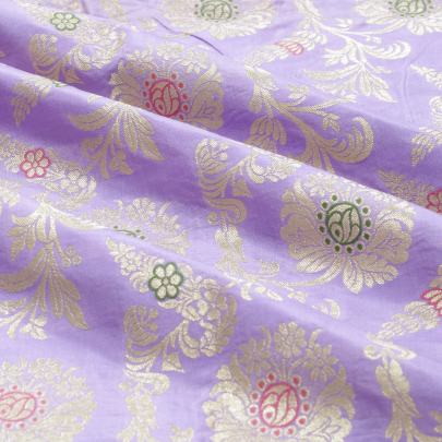 Pure banarasi brocade fabric/ 