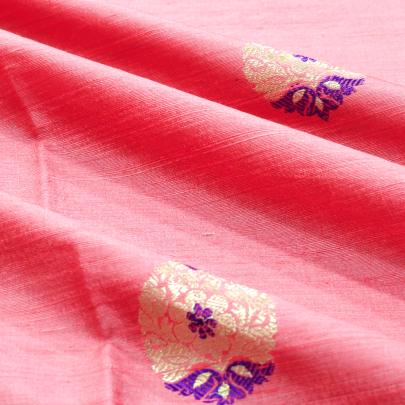 Pure banarasi brocade fabric/