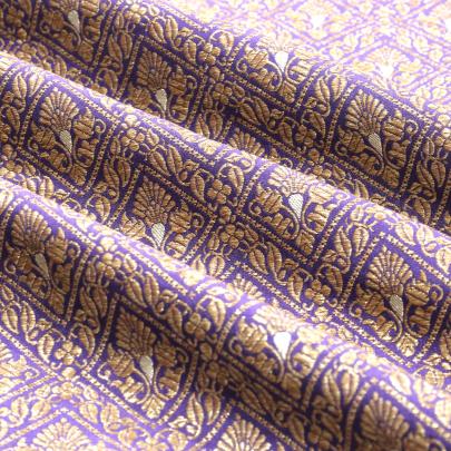 Pure banarasi brocade fabric/ Pure Banarasi fabrics