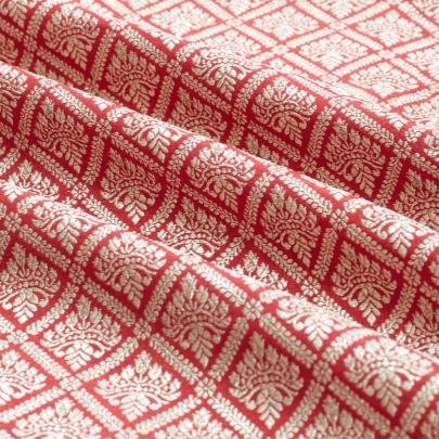 Pure banarasi brocade fabric/