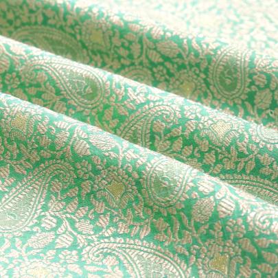 Pure banarasi brocade fabric/ Pure Banarasi fabrics