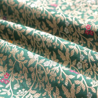 Pure banarasi brocade fabric/