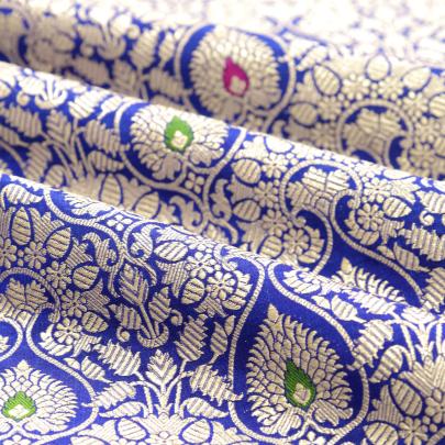 Pure banarasi brocade fabric/