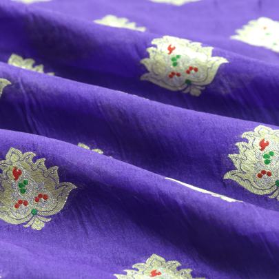 Pure banarasi brocade fabric/ Pure Banarasi fabrics