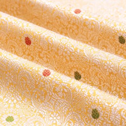 Pure banarasi brocade fabric/