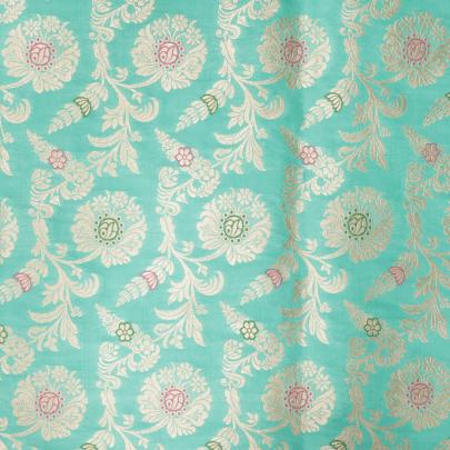 Pure banarasi brocade fabric/ Pure Banarasi fabrics