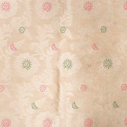 Pure banarasi brocade fabric/ Pure Banarasi fabrics