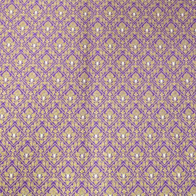 Pure banarasi brocade fabric/ Pure Banarasi fabrics