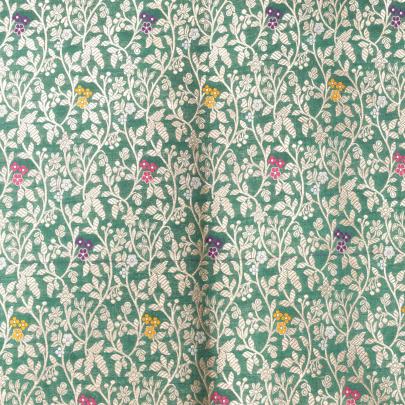 Pure banarasi brocade fabric/ Pure Banarasi fabrics