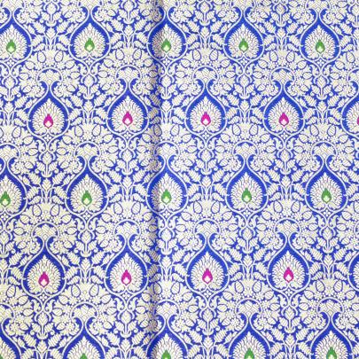 Pure banarasi brocade fabric/ Pure Banarasi fabrics