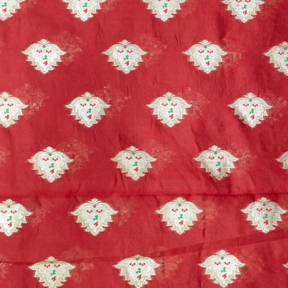 Pure banarasi brocade fabric/ Pure Banarasi fabrics