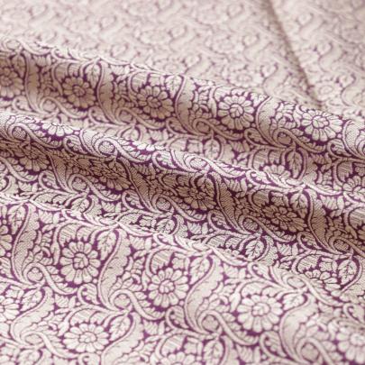 Pure handwoven banarasi brocade fabric/