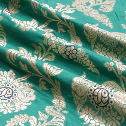 Pure handwoven banarasi brocade fabric/ Banarasi Brocade