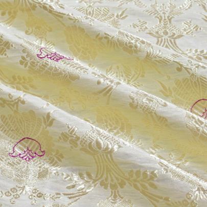 Pure handwoven banarasi brocade fabric/ Banarasi Brocade