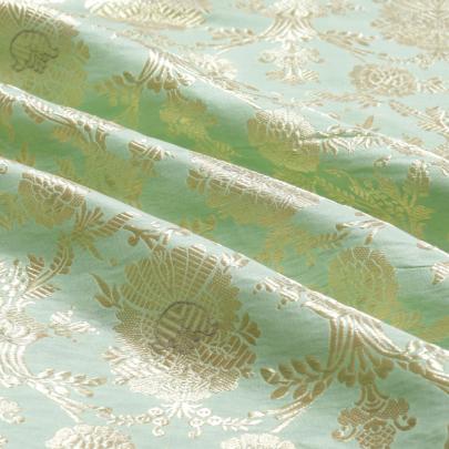 Pure handwoven banarasi brocade fabric/ 