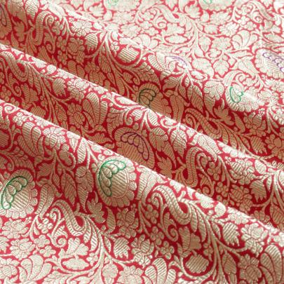 Pure handwoven banarasi brocade fabric/ Banarasi Brocade