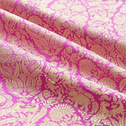 Pure handwoven banarasi brocade fabric/