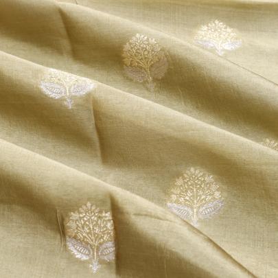 Pure handwoven banarasi brocade fabric/ 