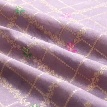 Pure handwoven banarasi brocade fabric/ Pure Banarasi fabrics