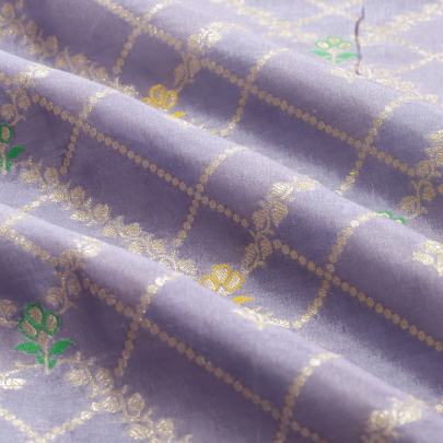 Pure handwoven banarasi brocade fabric/ 