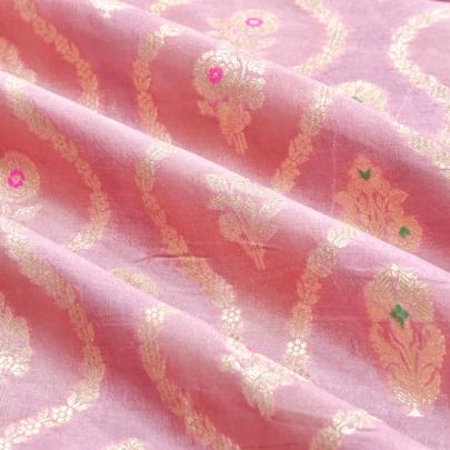 Pure handwoven banarasi brocade fabric/ 