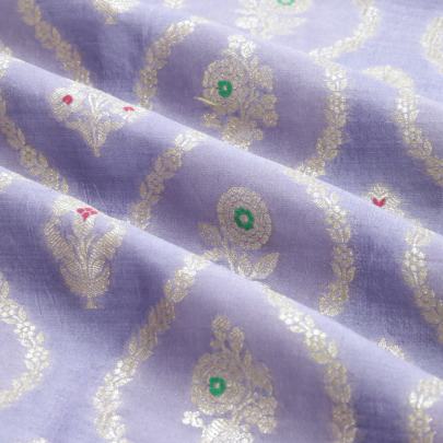 Pure handwoven banarasi brocade fabric/ Pure Banarasi fabrics