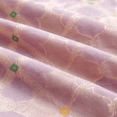 Pure handwoven banarasi brocade fabric/ Pure Banarasi fabrics