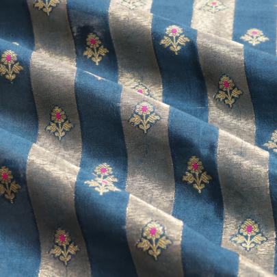 Pure handwoven banarasi brocade fabric/ Pure Banarasi fabrics