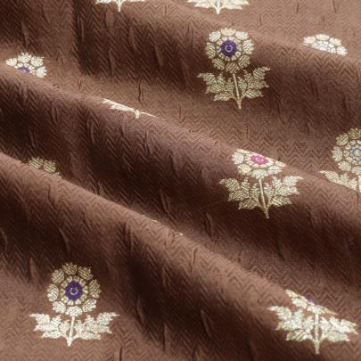 Pure handwoven banarasi brocade fabric/ 