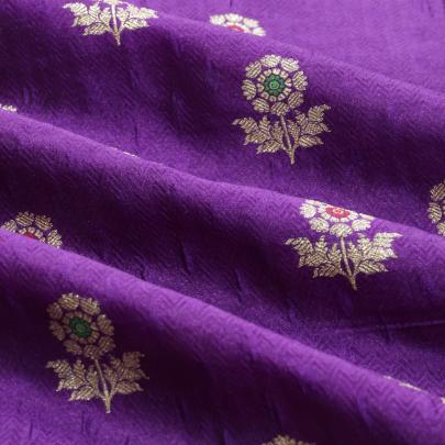 Pure handwoven banarasi brocade fabric/ Pure Banarasi fabrics