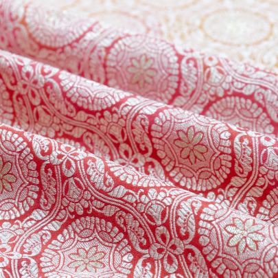 Pure handwoven banarasi brocade fabric/ 